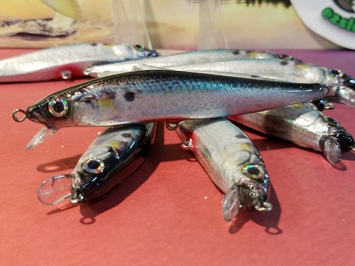 Custom wrapped 95mm jerkbaits - 95mm,